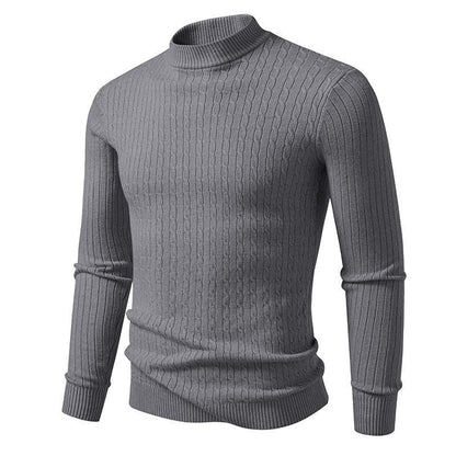 Herren Rollkragenpullover Strick Pullover Modern