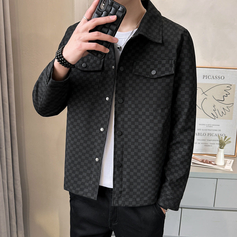 Herren Overshirt Kariert Modern Stadtstil - BerlinGlamour
