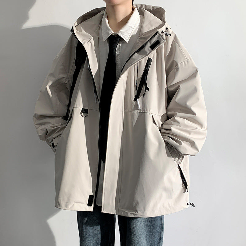 Herren Winterjacke Wetterfest Mit Kapuze und Taschen - BerlinGlamour