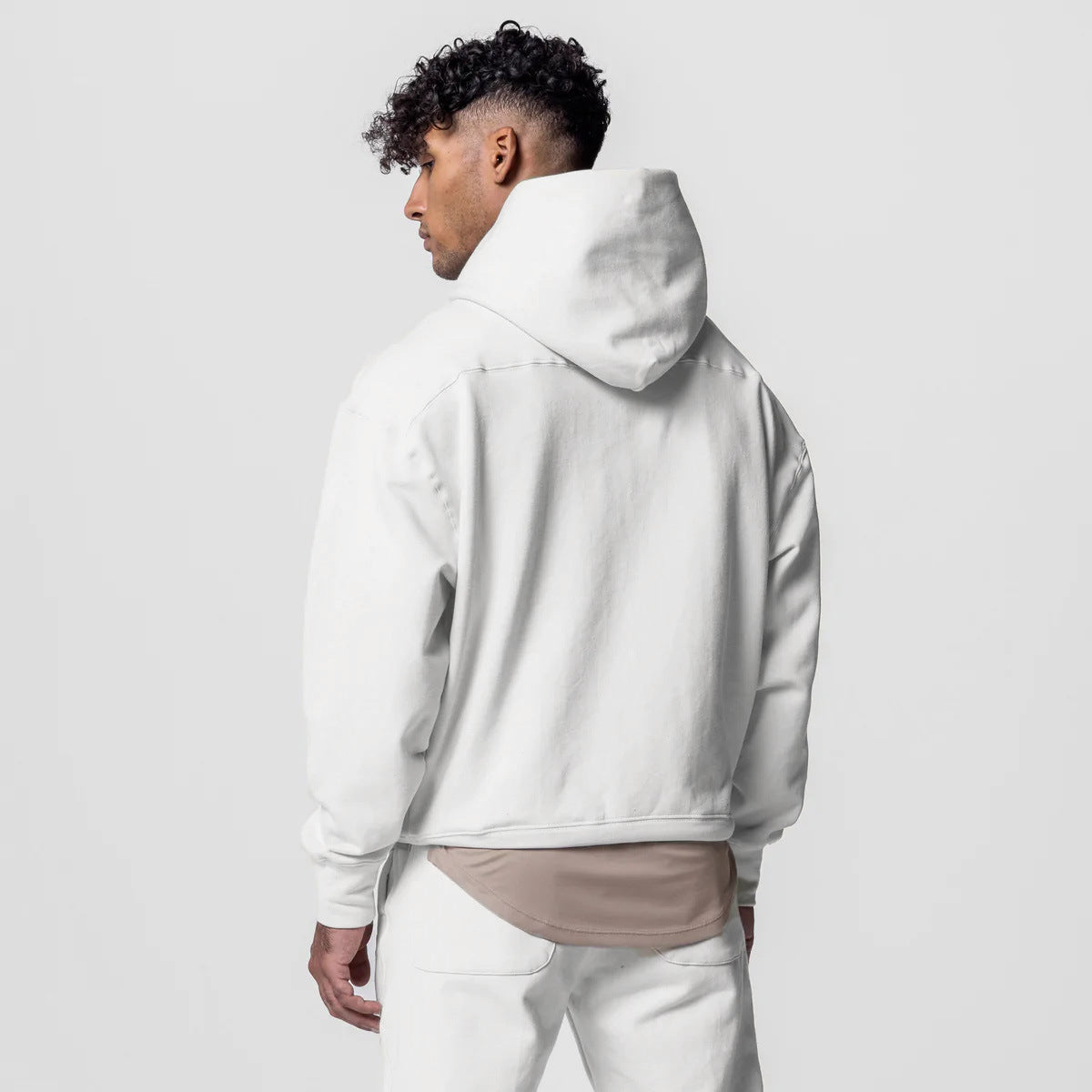 Herren Hoodie Lässig Mit Kängurutasche Sportlich