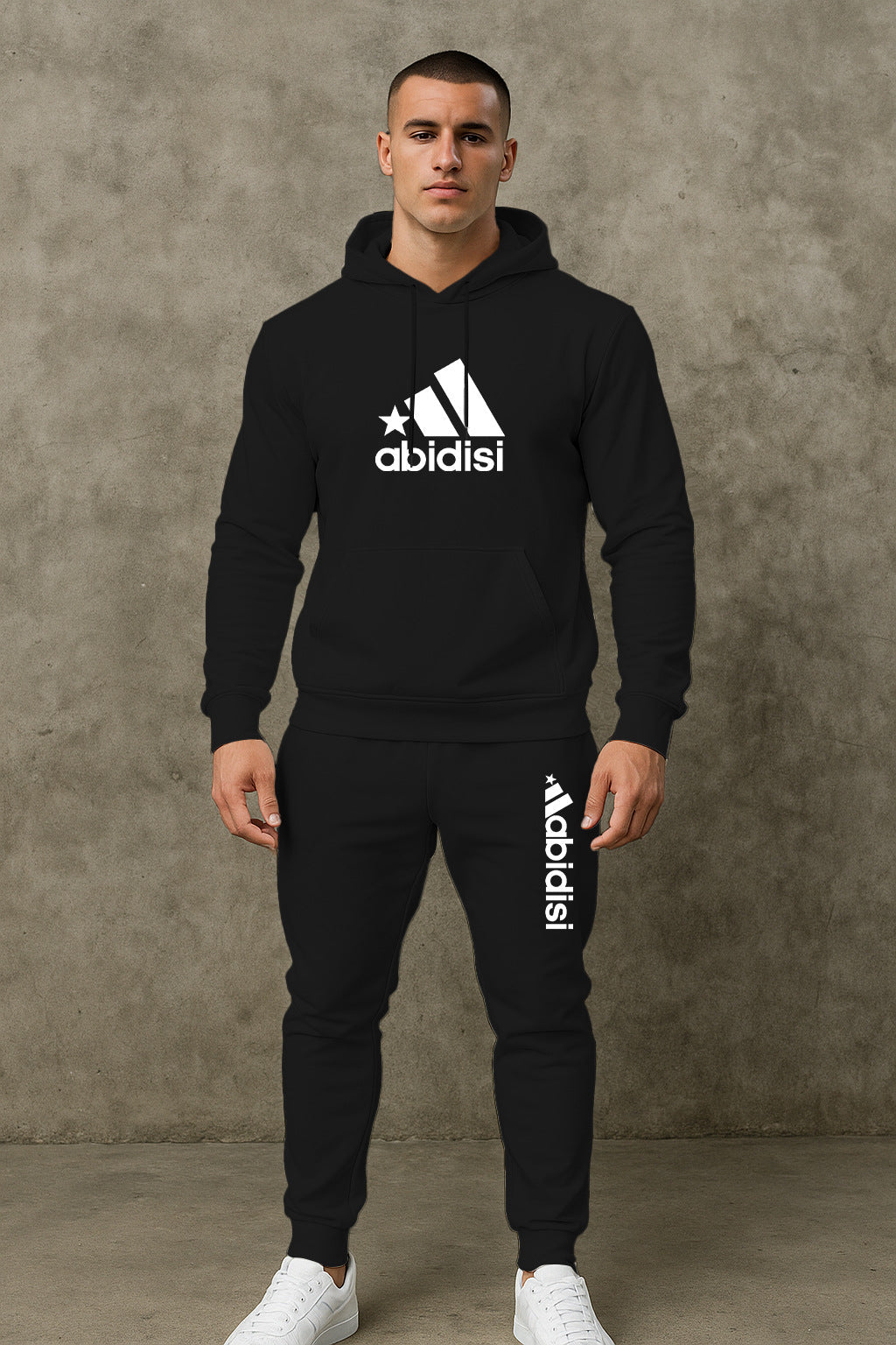 Herren Jogginganzug Sportlich Schnitt Bequem Mit Taschen