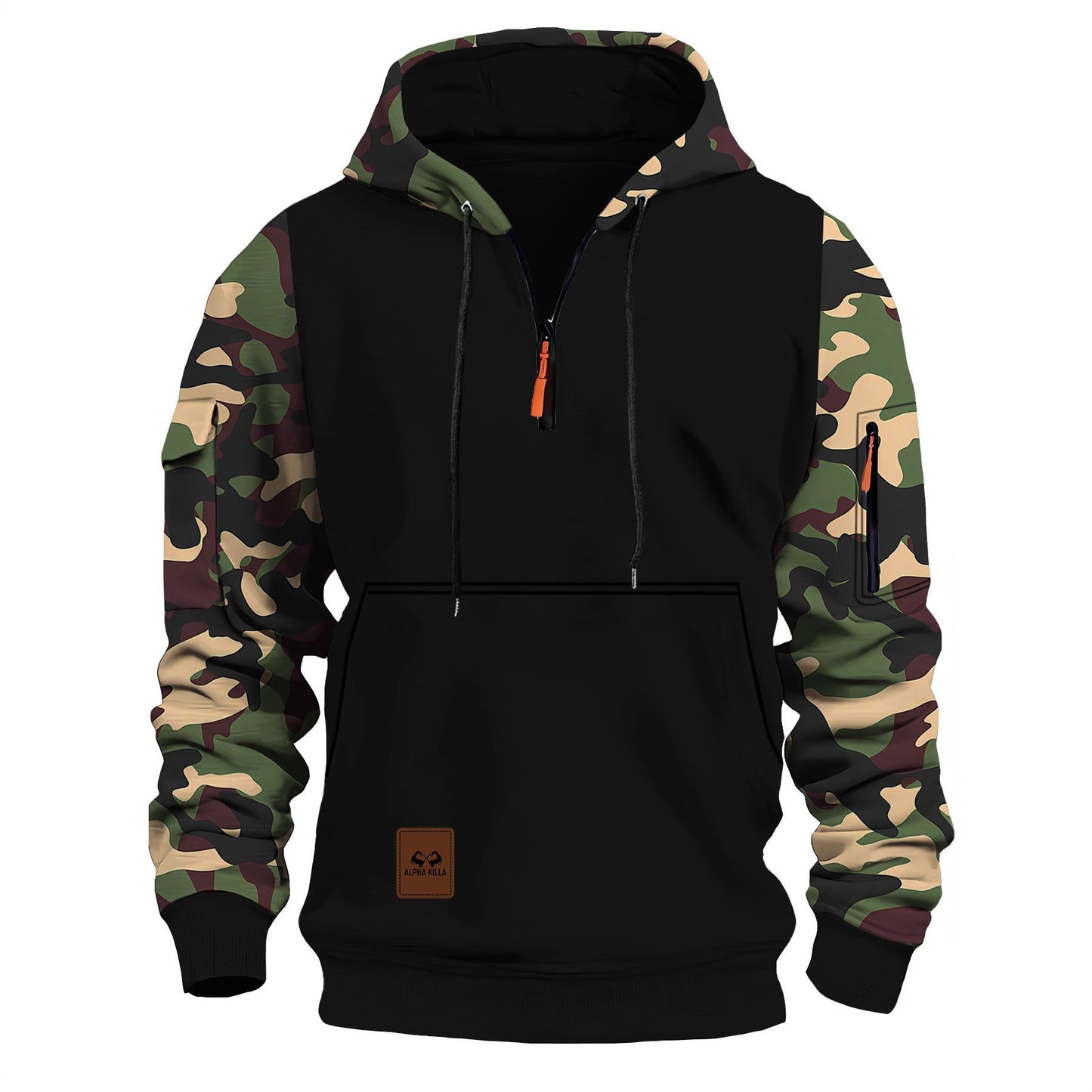 Herren Kapuzenpullover Modern mit Taschen und Hoodie Style