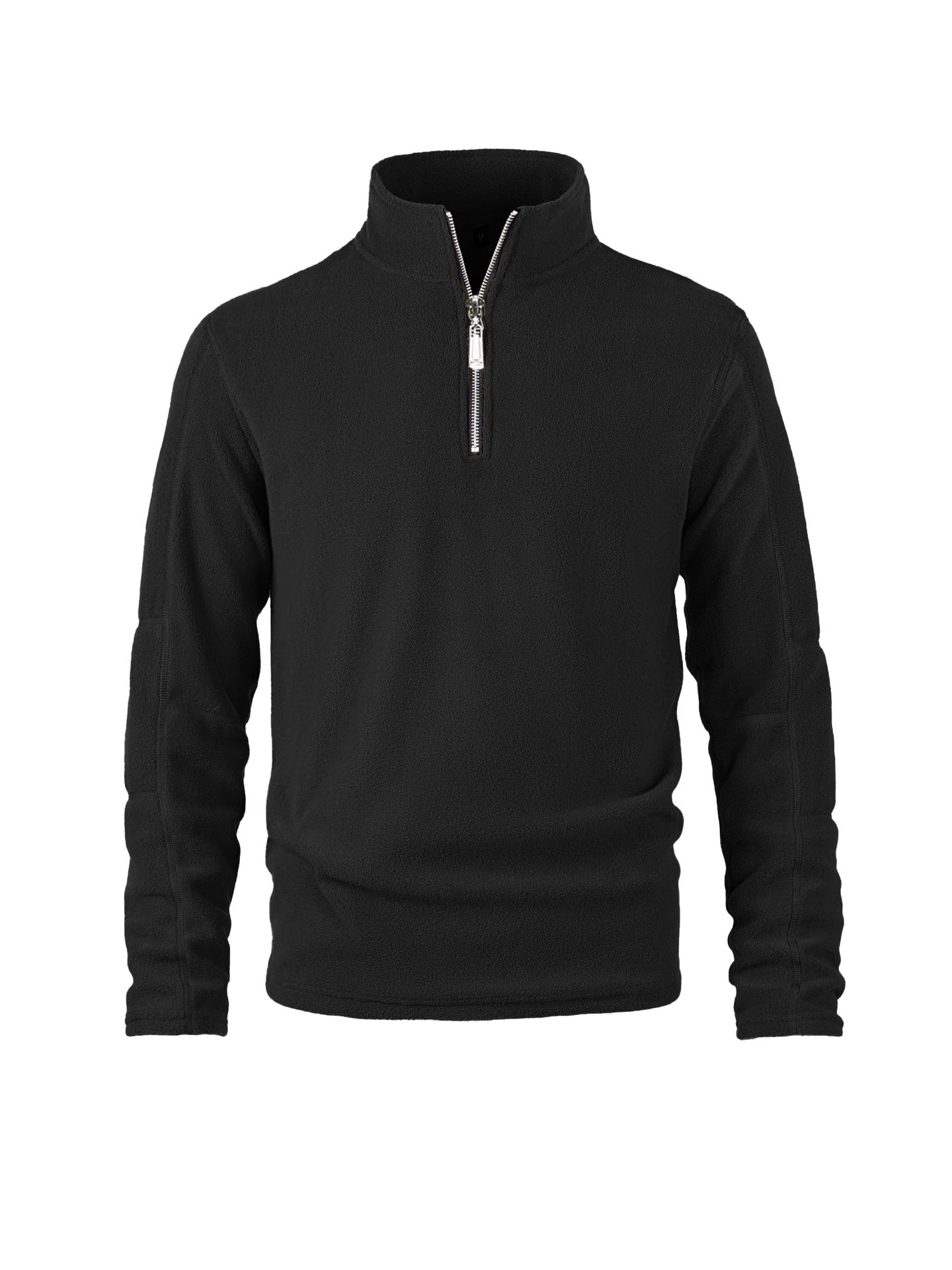 Herren Fleece-Pullover Warm Halb-Reißverschluss