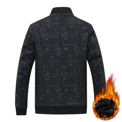 Herren Steppjacke Warm Versteppt Winterjacke Modern