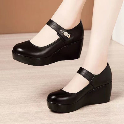 Damen Plateauschuhe Elegante Hochhackig Luxus Design