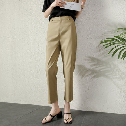 Damen Chino Hose Elegant Slim Fit