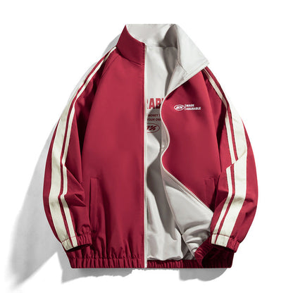 Herren Retro-Jacke Sportlich Übergangsmodell Berlin Style