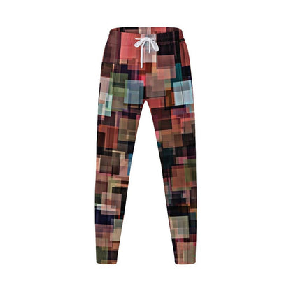 Herren Hose Elastisch Geometrisches Design Freizeit