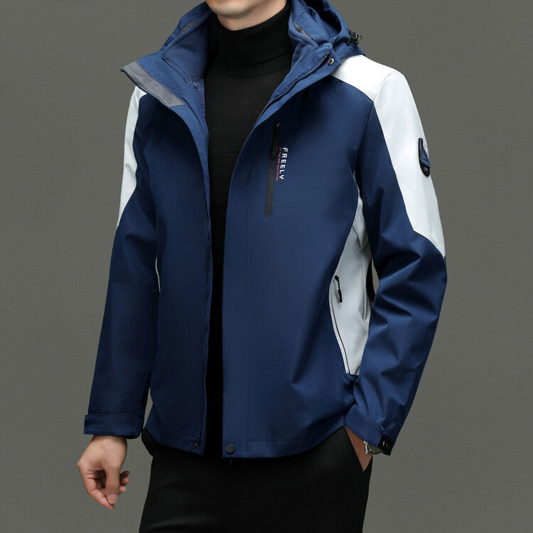 Herren Outdoorjacke Wasserabweisend Winddicht Funktionell