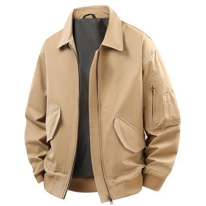 Herren Outdoor-Jacke Funktionell Wasserdicht Mit Vielen Taschen