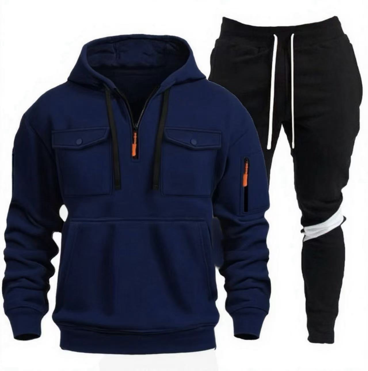 Herren Kapuzenjacke Sportlich mit Sporthose
