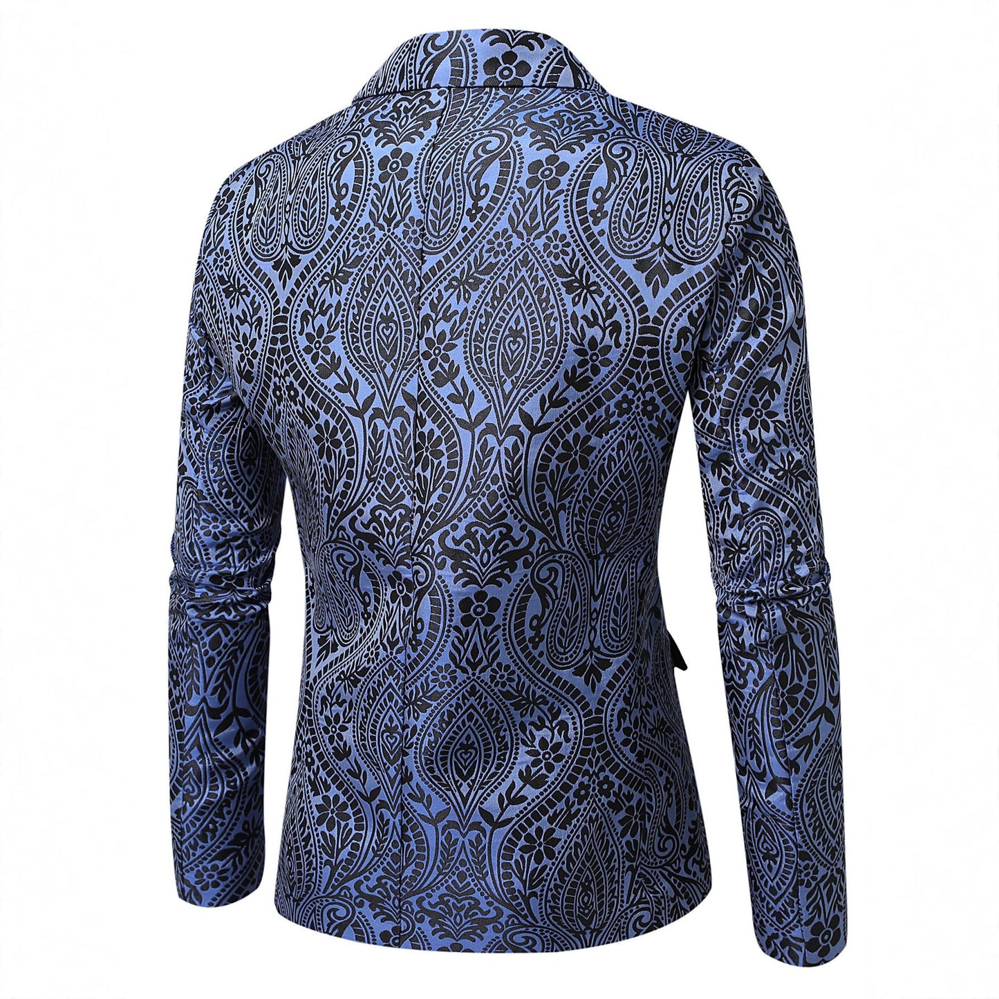 Herren Blazer Paisley Muster Elegant Modern