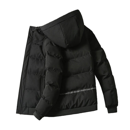 Herren Steppjacke Warm Isoliert mit Kapuze