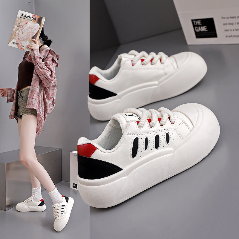 Damen Sneaker Sportlich Atmungsaktiv Mit Dicker Sohle - BerlinGlamour