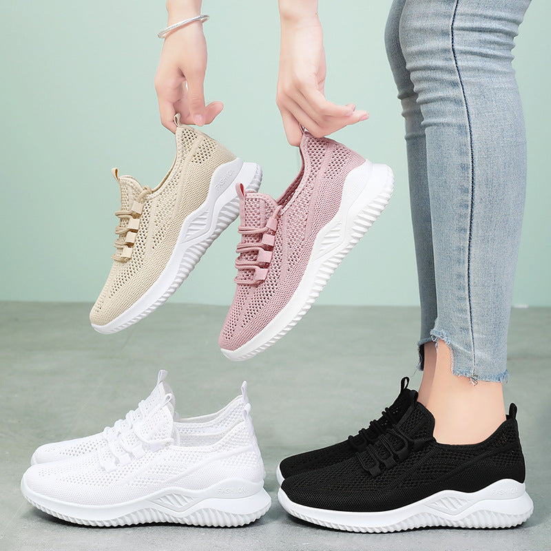Damen Sport-Sneaker Atmungsaktiv Leicht mit 3D-Obermaterial