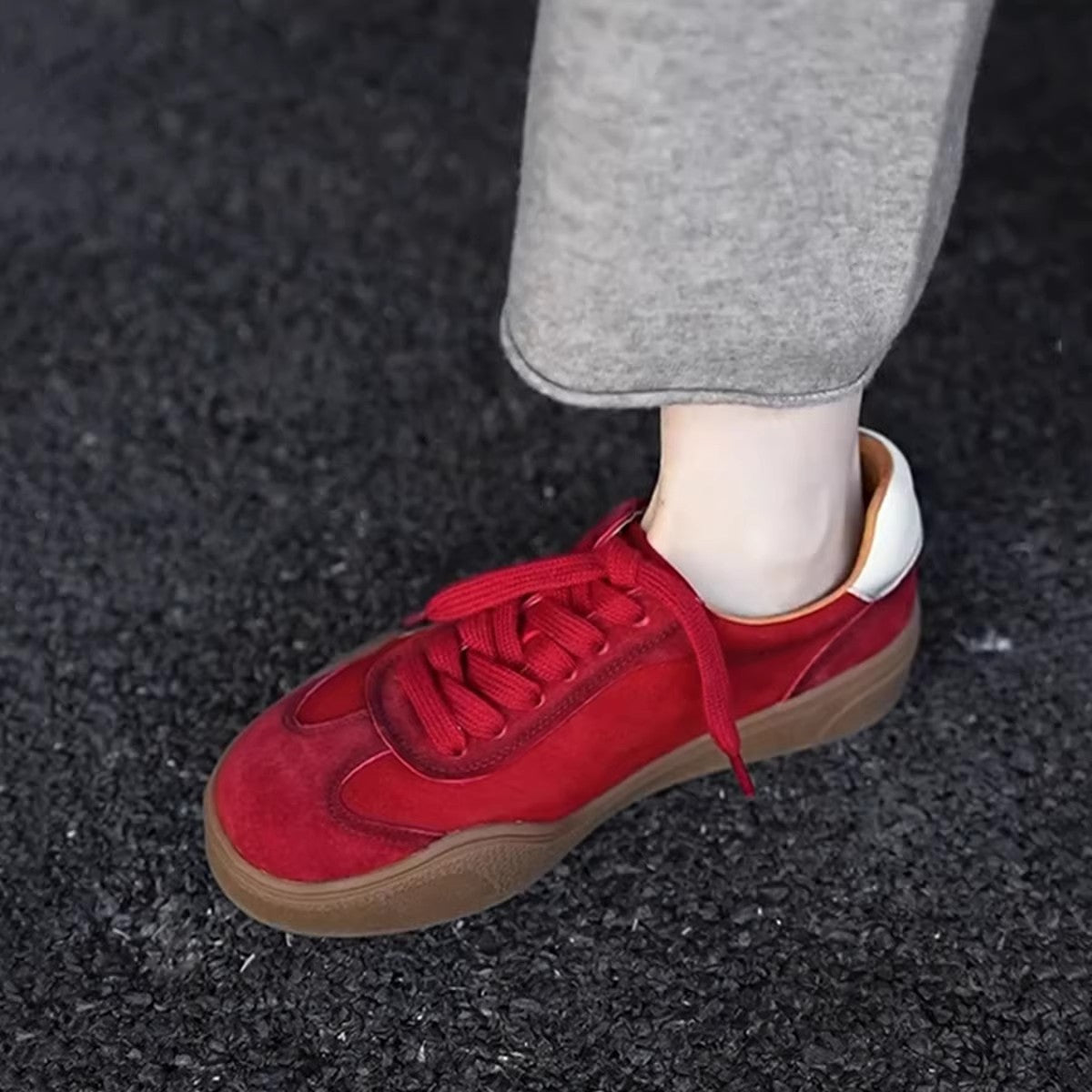 Damen Sneaker Bequem Schnürsystem Komfortsohle Sportlich
