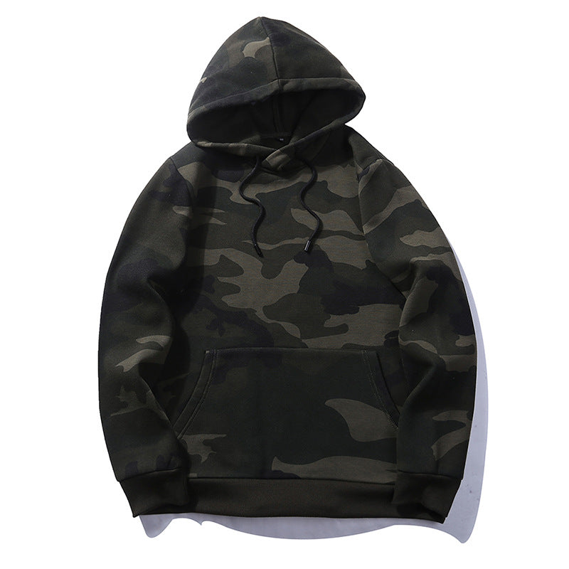 Herren Kapuzenpullover Camouflage Modern Lässig - BerlinGlamour