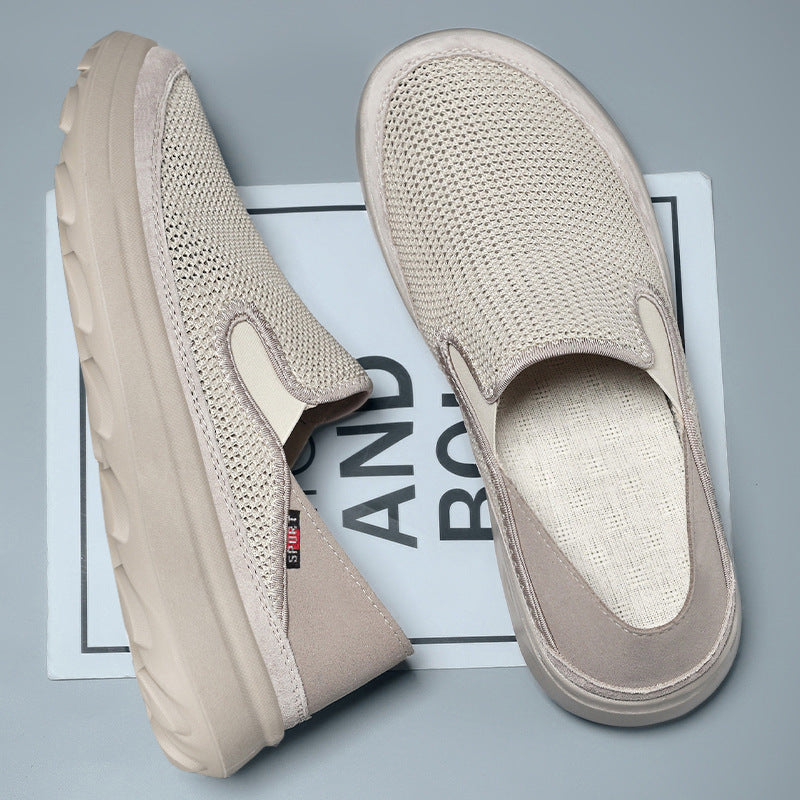Damen Slipper Bequem Mesh Weich mit Dämpfung