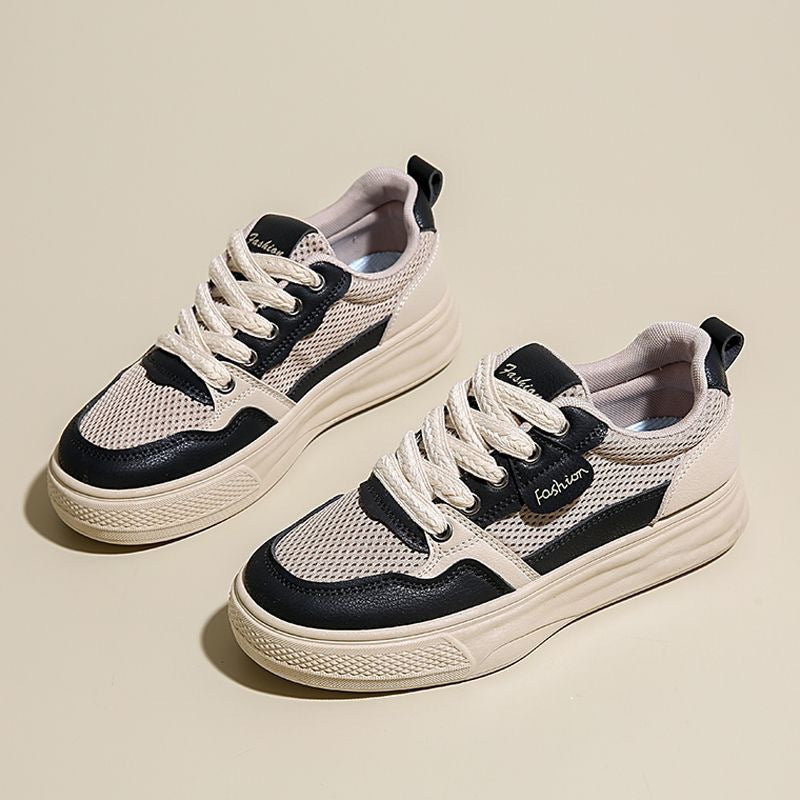 Damen Sneaker Atmungsaktiv Bequem Laufsohle Sportlich