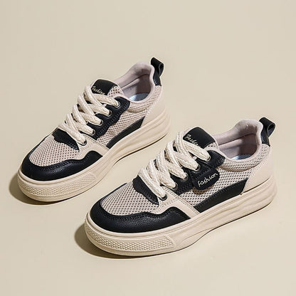 Damen Sneaker Atmungsaktiv Bequem Laufsohle Sportlich