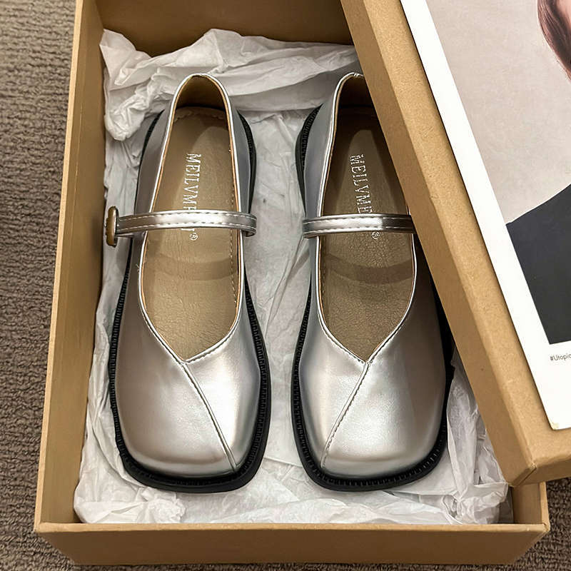 Damen Schuhe Elegante Mary Jane mit Schnalle und Komfort Innensohle