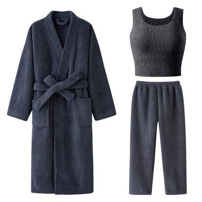 Bequemer Hausanzug Set Damen Soft