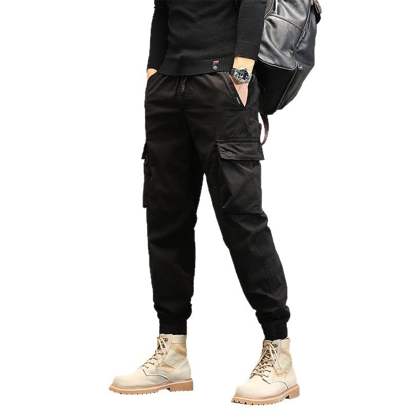Herren Cargohose Elastisch Bequem Mit Seitentaschen