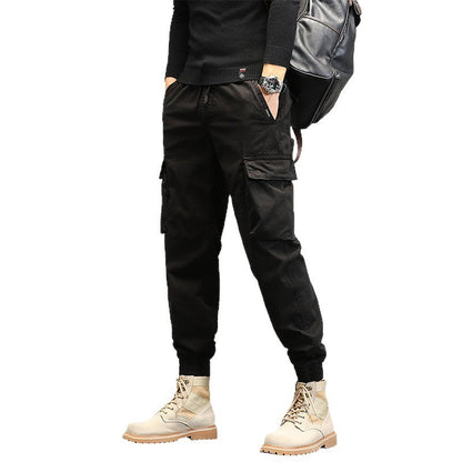 Herren Cargohose Elastisch Bequem Mit Seitentaschen