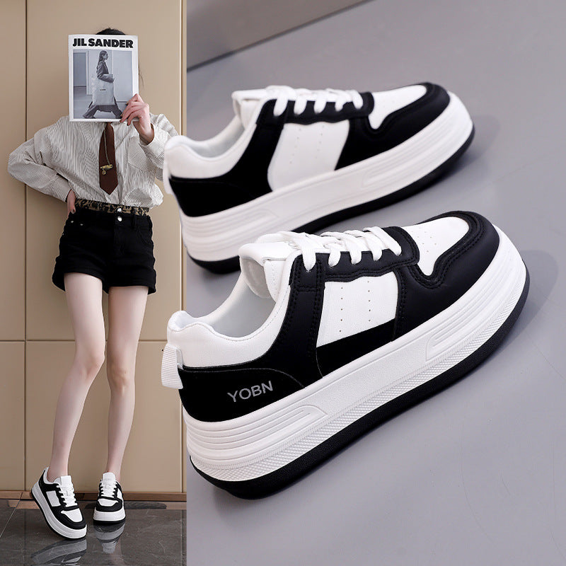 Damen Sneaker atmungsaktiv mit dicker Dämpfung Modern - BerlinGlamour
