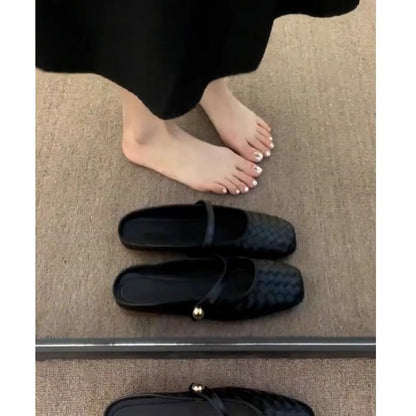 Damen Mokassins Bequem Riemen Schuhe Chic