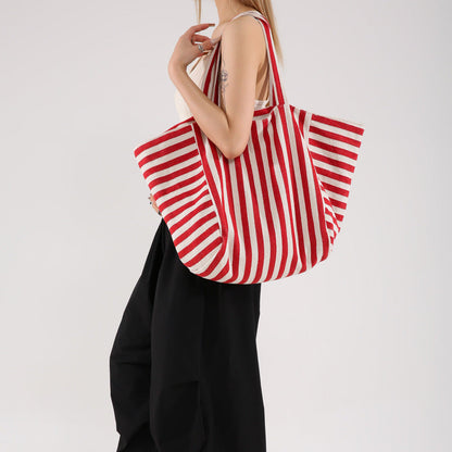 Damen Strandtasche Groß und Robust mit viel Stauraum