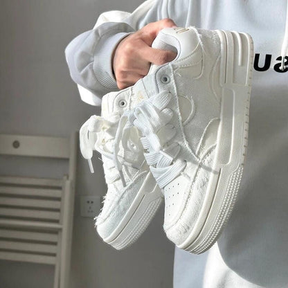Damen Sneaker Sportlich Bequem mit Weichem Innenfutter