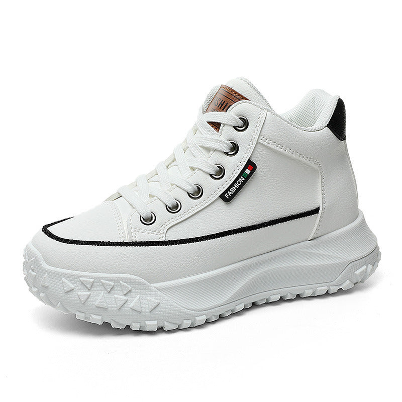 Damen Sneaker High-Top Sportlich Komfortabel Rutschfest