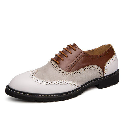 Damen Schnürschuhe Elegante Broguemuster Schuhe Klassisch