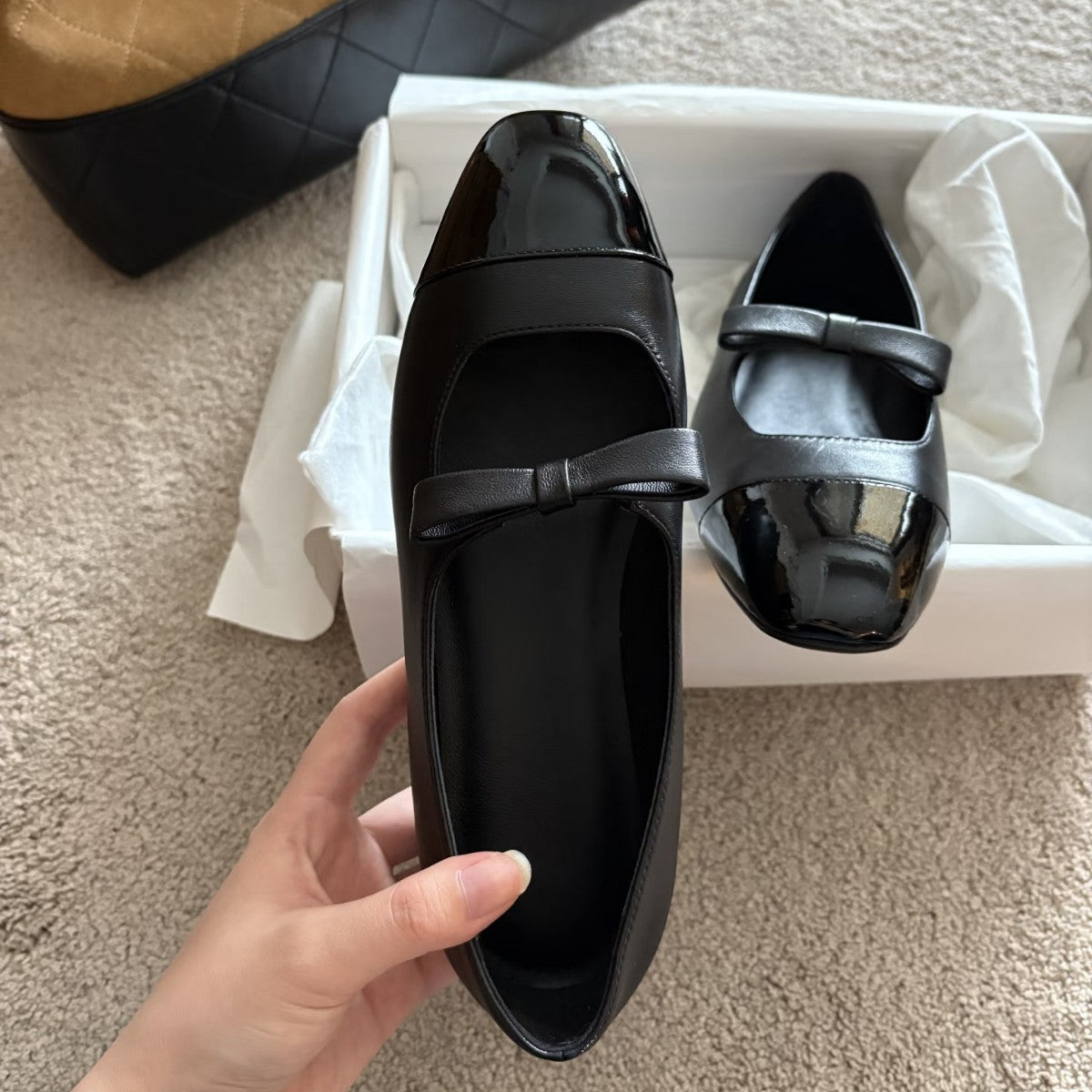 Damen Ballerinas Elegante Mary Jane Schuhe mit Riemen - BerlinGlamour