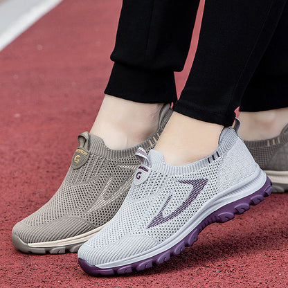 Damen Sneaker atmungsaktiv mit Stricktechnologie bequem