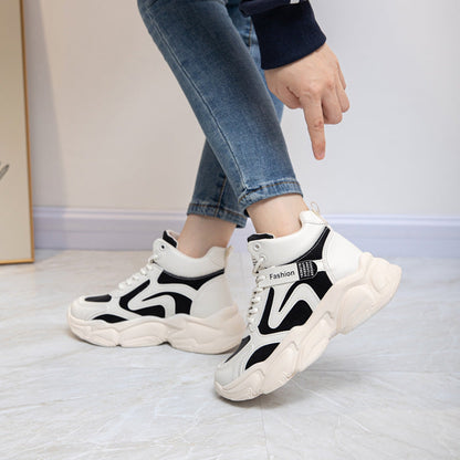 Damen Sneaker High-Top atmungsaktiv mit verstärktem Sohlenprofil