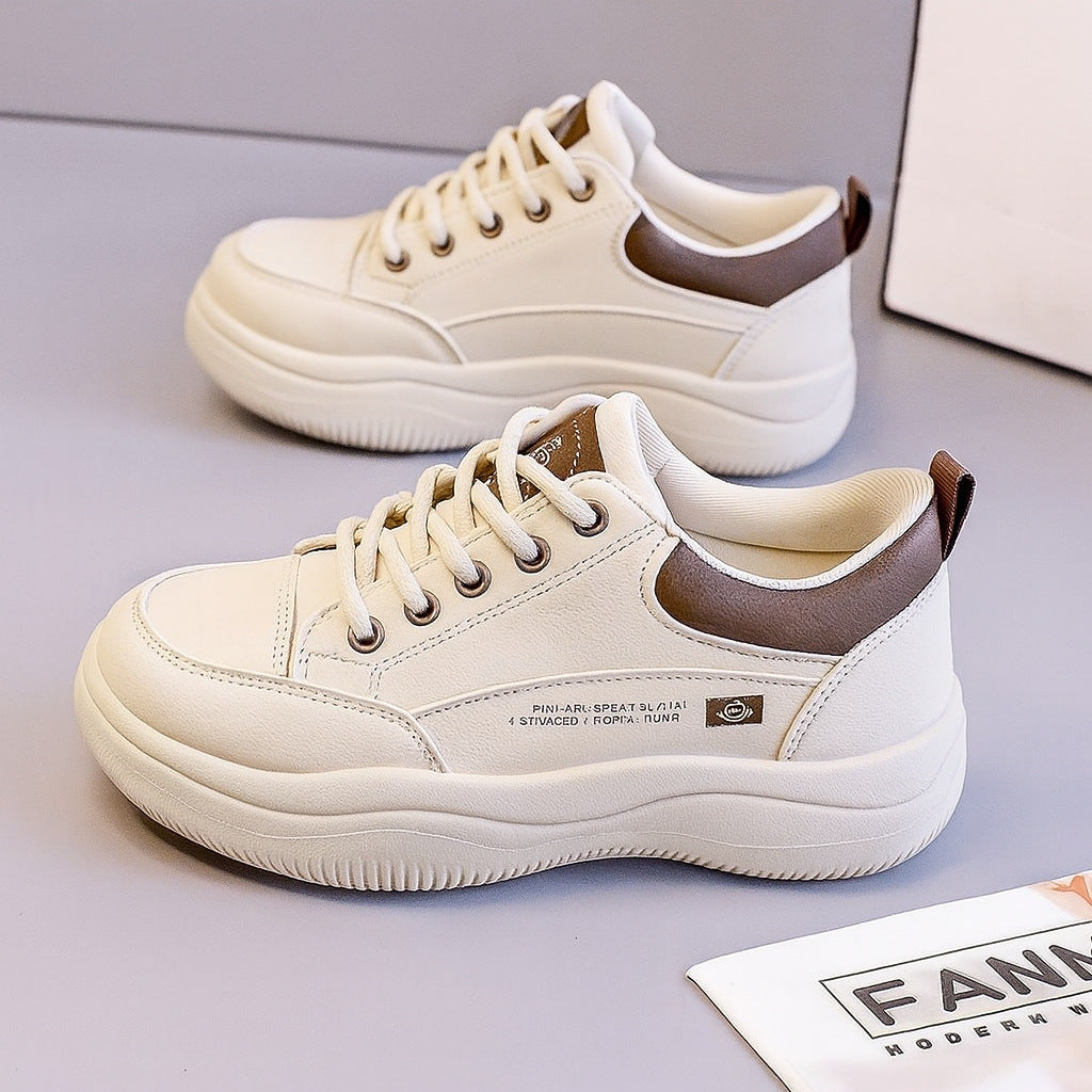 Damen Sneaker Sportlich Premium Leder Bequem - BerlinGlamour