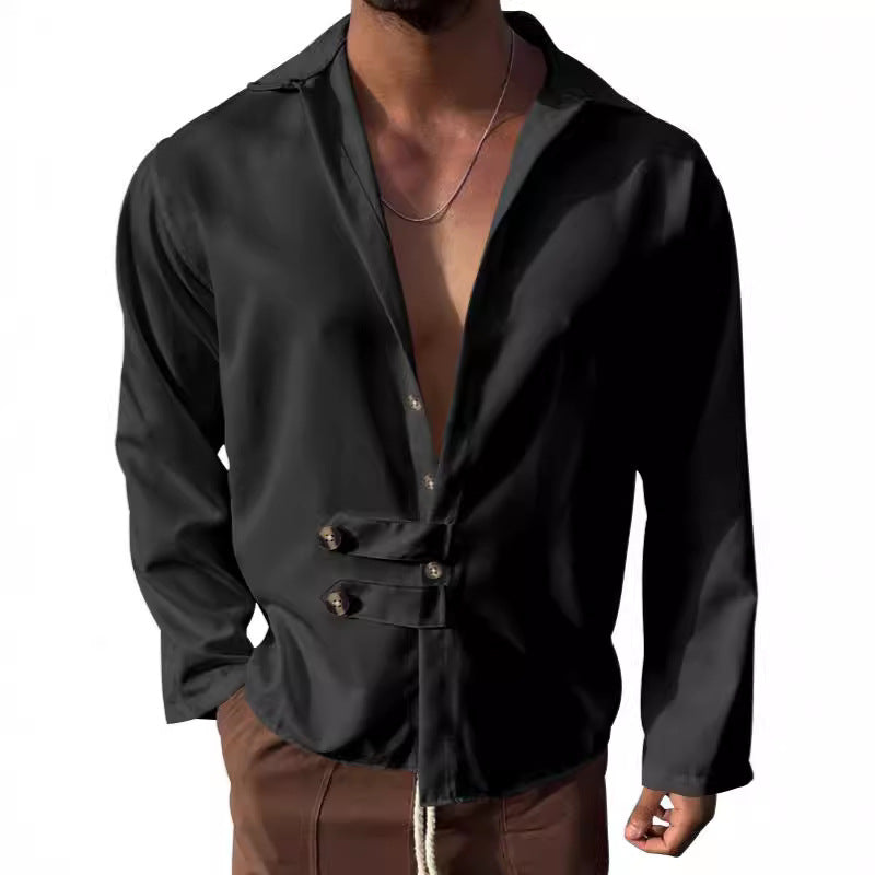 Herren Hemdjacke Modern Slim Fit Casual