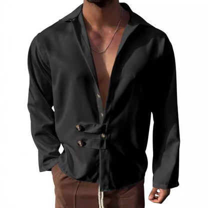 Herren Hemdjacke Modern Slim Fit Casual