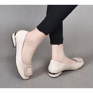 Damen Ballerinas Komfortabel mit Schnallenverzierung Elegant