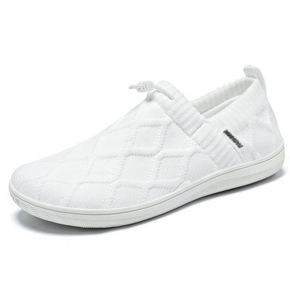 Damen Sneaker Bequem Slip-On Elastisch