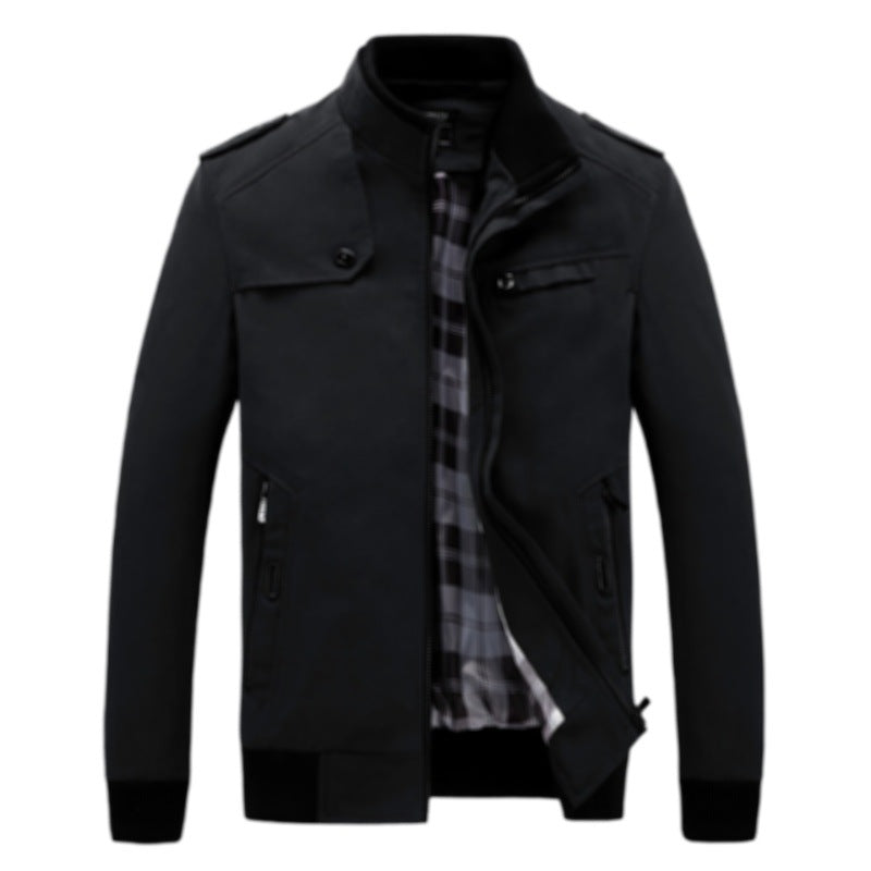 Herren Übergangsjacke Modern mit Taschen und Slim-Fit