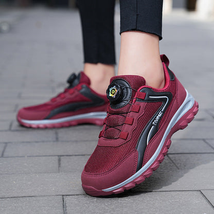 Damen Laufschuhe Komfortabel Schnellschnürsystem Sportschuhe Damen