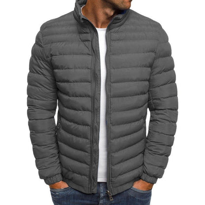 Herren Steppjacke Isoliert Leicht Warm