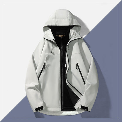 Herren Wetterjacke Wasserdicht Funktionell Modern