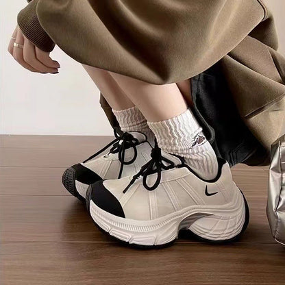 Damen Sneaker Sportlich Chunky mit Dämpfung Bequem
