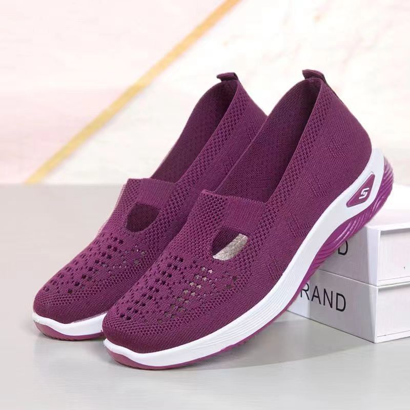 Damen Sneaker Slip-On atmungsaktiv flexibel