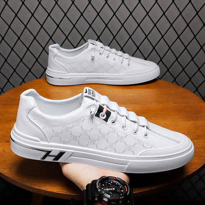 Damen Sneaker Modisch Prägungsmuster Schwarz