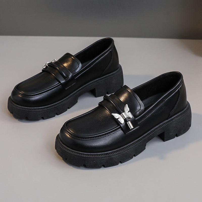 Damen Loafers Chunky robuste Sohle modisch